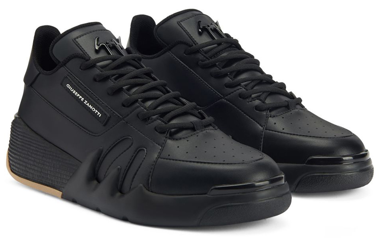 Giuseppe Zanotti Talon Mid 'Black Leather' 圖 2