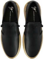 ジュゼッペザノッティ 厚底ローファー 黒金 IU30004001 Shop ジュゼッペザノッティ 厚底ローファー 黒金 IU30004001