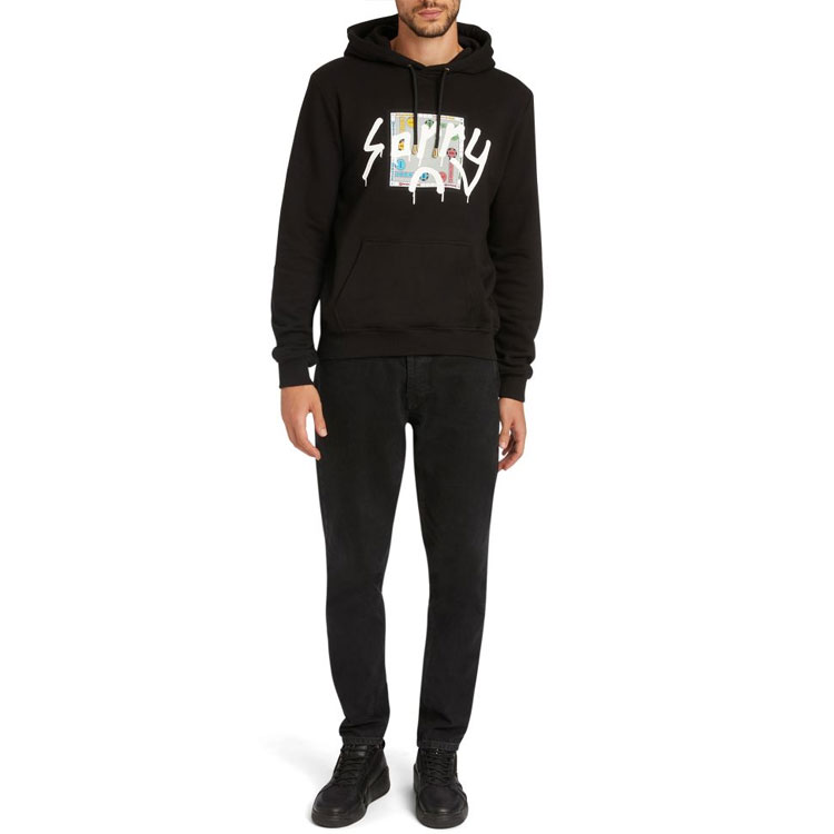 Lookbook Sudadera Giuseppe Zanotti x In Advance Negra Graffiti Colaboración SS22. ERUV200001