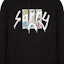 Sizing Sudadera Giuseppe Zanotti x In Advance Negra Graffiti Colaboración SS22. ERUV200001