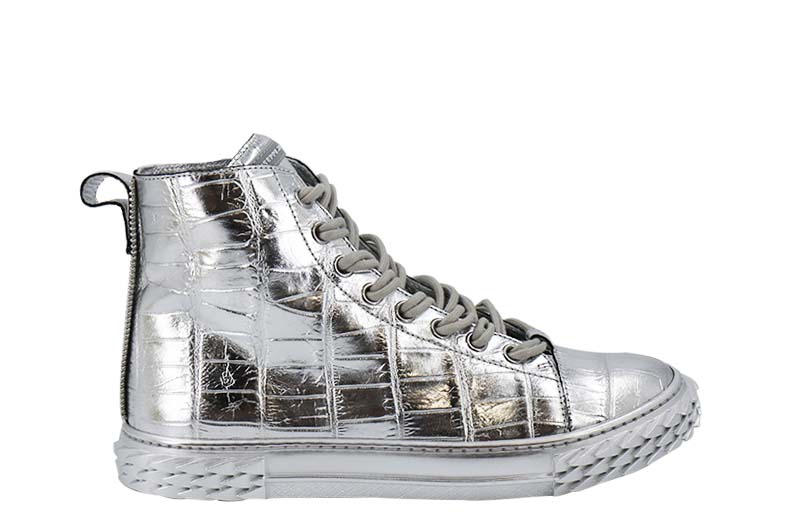 Giuseppe Zanotti Zip Sneaker 'Silver' 圖 2