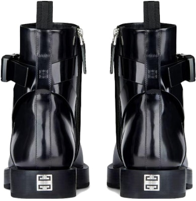 Givenchy 4G Buckle Leather Ankle Boots 'Black' BH603BH135-001 Shop Givenchy 4G Buckle Leather Ankle Boots 'Black' BH603BH135-001