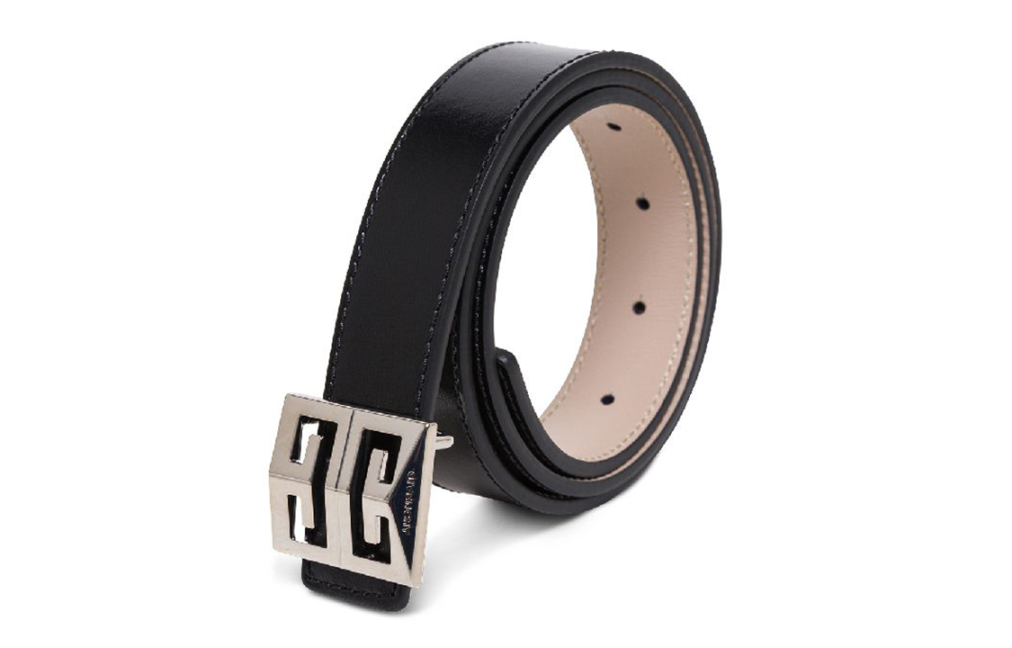 Shop Givenchy 4G 扣式皮帶 情侶款 2.5公分. BB4079B15N001