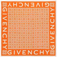 Givenchy 4G Monogram Printed Scarf Orange Givenchy 4G Monogram Printed Scarf Orange