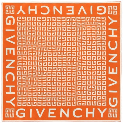 Givenchy 4G Monogram Printed Scarf Orange Buy Givenchy 4G Monogram Printed Scarf Orange