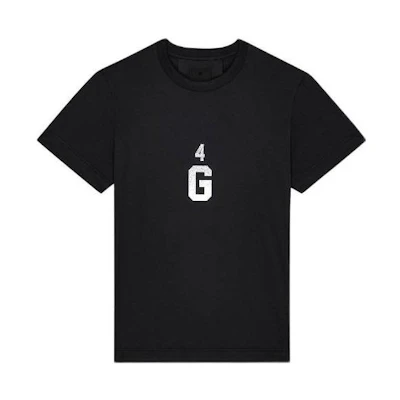GIVENCHY 4G Printed Crew Neck Short Sleeve SS23 T-Shirt Black BM716R3YBP-001