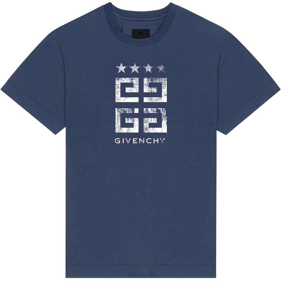 givenchy-4-g-stars-slim-fit-blue-cotton-round-neck-t-shirt-for-men-bm-716-g3-yel-402