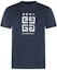 Order Givenchy 4G Stars Slim Fit Blue Cotton Round Neck T-Shirt for Men. BM716G3YEL-402