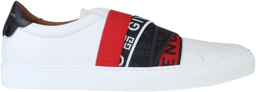 givenchy-4-g-webbing-strap-low-white-red-black