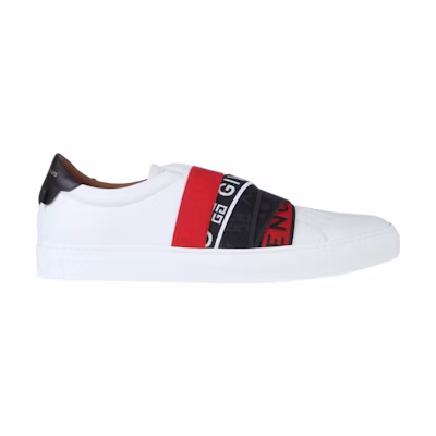 Givenchy 4G Webbing Strap Low 'White Red Black'