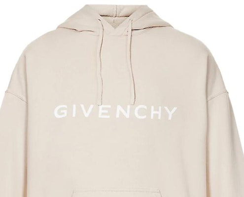 지방시 베이지 후드티 솔리드 컬러 레터 프린트. BMJ0HC3YAC-267 Details for 지방시 베이지 후드티 솔리드 컬러 레터 프린트. BMJ0HC3YAC-267