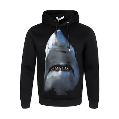 GIVENCHY Black Animal Print Hoodie Long Sleeve Sweatshirt. 17F7320656-001