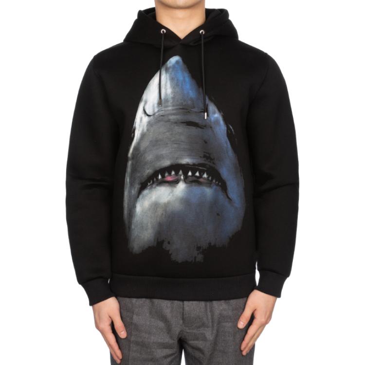 Shop GIVENCHY Hoodie Hitam Motif Hewan Lengan Panjang Sweatshirt. 17F7320656-001