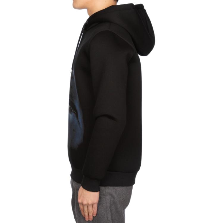 Sizing GIVENCHY Hoodie Hitam Motif Hewan Lengan Panjang Sweatshirt. 17F7320656-001