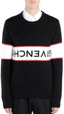 GIVENCHY Sweater Hitam Crewneck Logo Stripe Colorblock. BM9063401M-001 Lookbook GIVENCHY Sweater Hitam Crewneck Logo Stripe Colorblock. BM9063401M-001