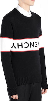GIVENCHY Sweater Hitam Crewneck Logo Stripe Colorblock. BM9063401M-001 Purchase GIVENCHY Sweater Hitam Crewneck Logo Stripe Colorblock. BM9063401M-001