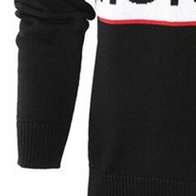 Sizing GIVENCHY Sweater Hitam Crewneck Logo Stripe Colorblock. BM9063401M-001