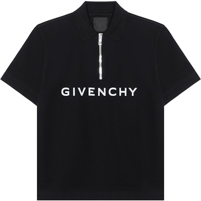Givenchy Kaos Polo Lengan Pendek Hitam dengan Cetakan Huruf. BM71D13YFP-001 Buy Givenchy Kaos Polo Lengan Pendek Hitam dengan Cetakan Huruf. BM71D13YFP-001