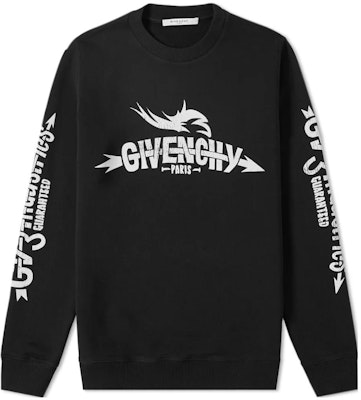 紀梵希黑色字母印花圓領運動衫 BM700L30AF-001 Buy 紀梵希黑色字母印花圓領運動衫 BM700L30AF-001