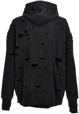 紀梵希 黑色字母印花破洞連帽衫 BMJ0JE3Y9W-011 Lookbook 紀梵希 黑色字母印花破洞連帽衫 BMJ0JE3Y9W-011