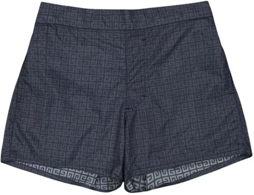 ジバンシィ ブラック エラスティック ウエスト モノグラム スイムショーツ BMA00S1537-001 Order ジバンシィ ブラック エラスティック ウエスト モノグラム スイムショーツ BMA00S1537-001