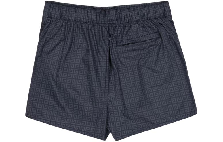 Lookbook ジバンシィ ブラック エラスティック ウエスト モノグラム スイムショーツ BMA00S1537-001