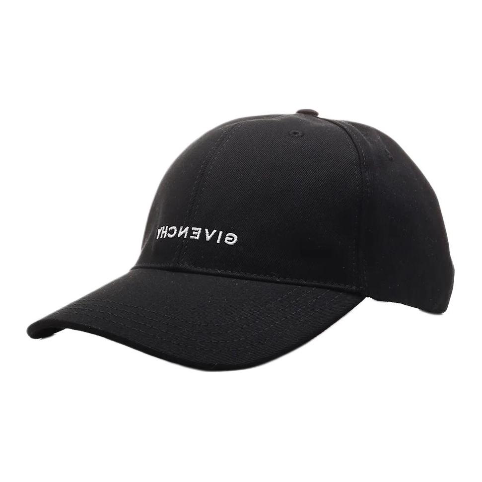 GIVENCHY  Black Embroidered Cotton Blend Baseball Cap BPZ022P0C4094001
