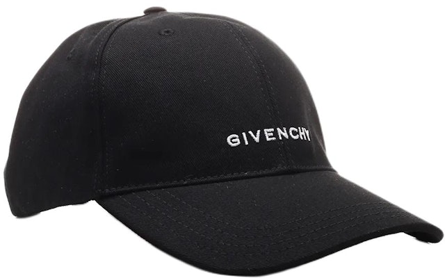 GIVENCHY Black Embroidered Cotton Blend Baseball Cap BPZ022P0C4094001 Shop GIVENCHY Black Embroidered Cotton Blend Baseball Cap BPZ022P0C4094001