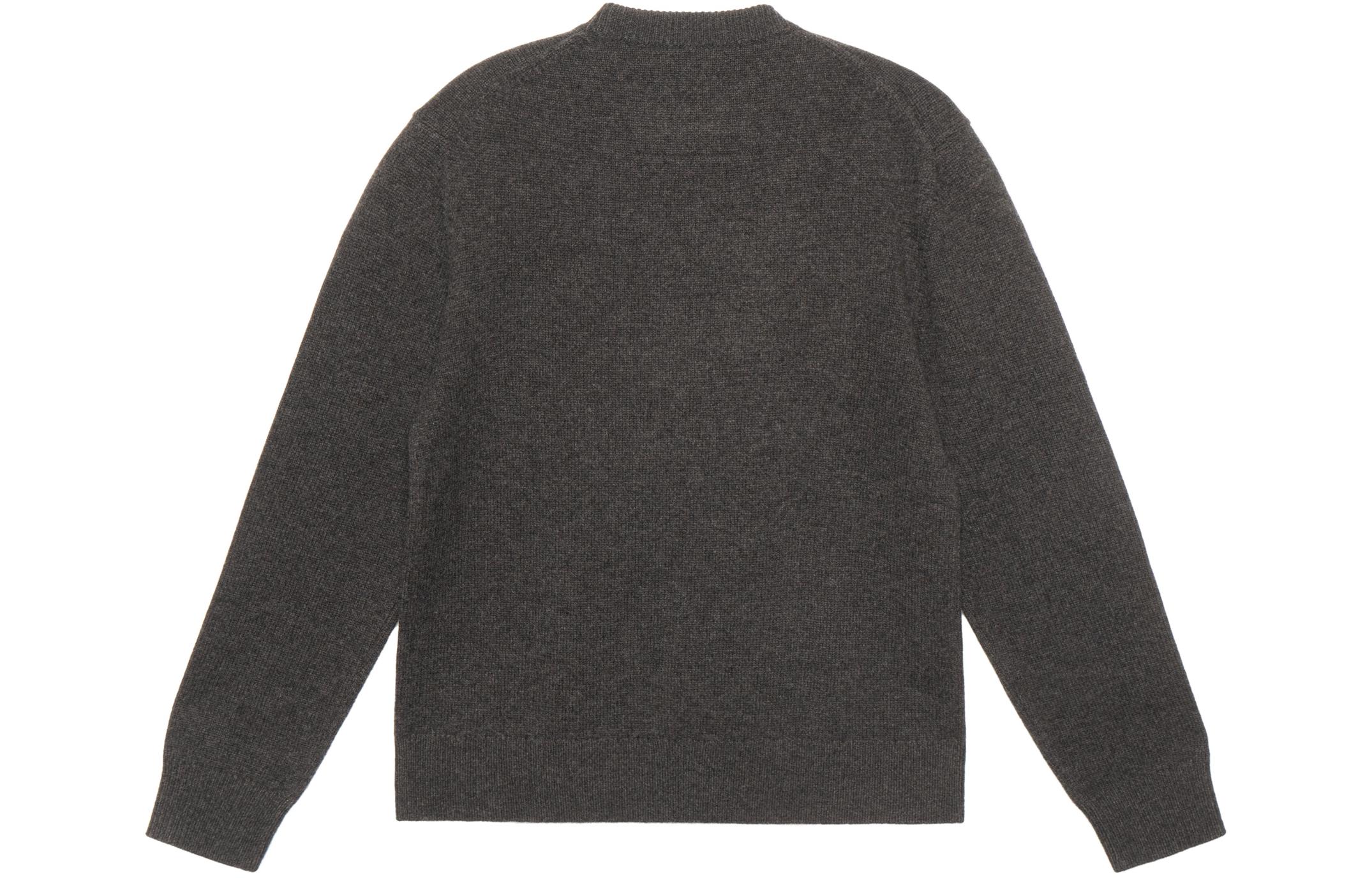 Lookbook 纪梵希黑色刺绣字母Logo圆领毛衣 BM90KX4YC6-015