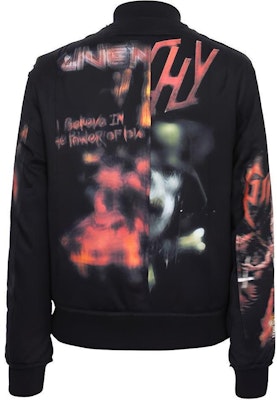 GIVENCHY Chaqueta Negra Estampada Cremallera Manga Larga Ropa Exterior. 16W7313-651-001 Lookbook GIVENCHY Chaqueta Negra Estampada Cremallera Manga Larga Ropa Exterior. 16W7313-651-001