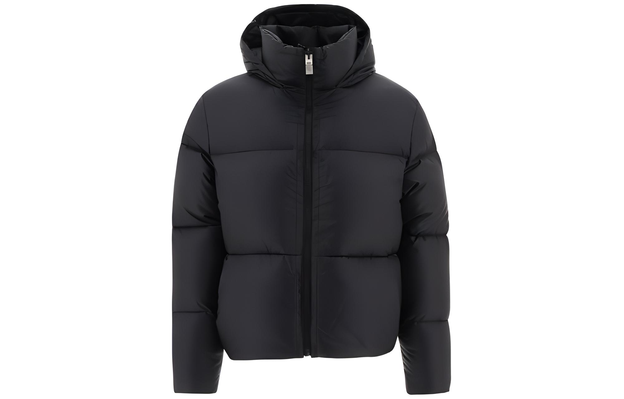 Givenchy  Black Hooded Zip-Up Down Jacket BM012E1YCM-001
