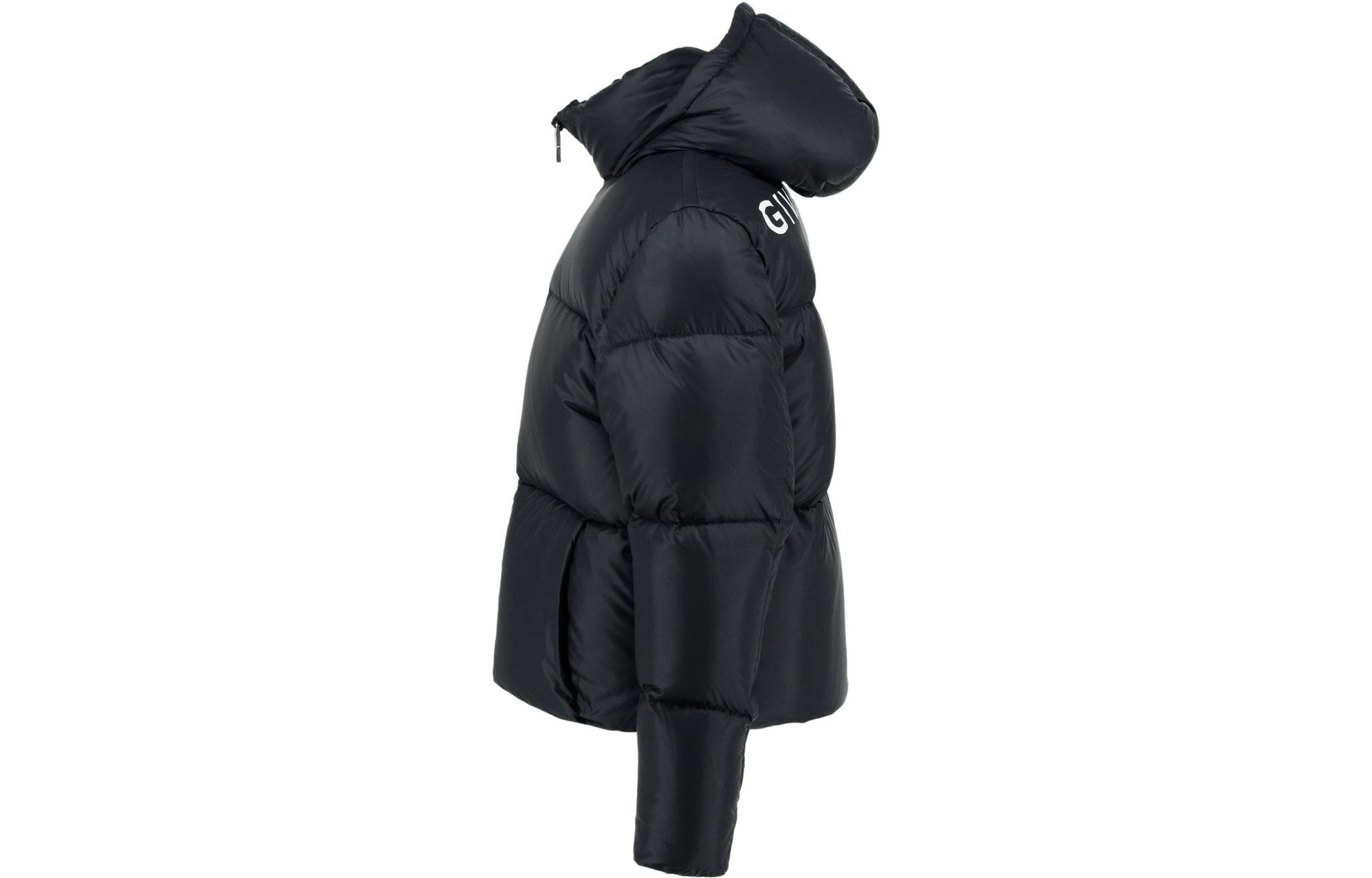 Givenchy  Black Hooded Zip-Up Down Jacket BM012E1YCM-001 圖 4