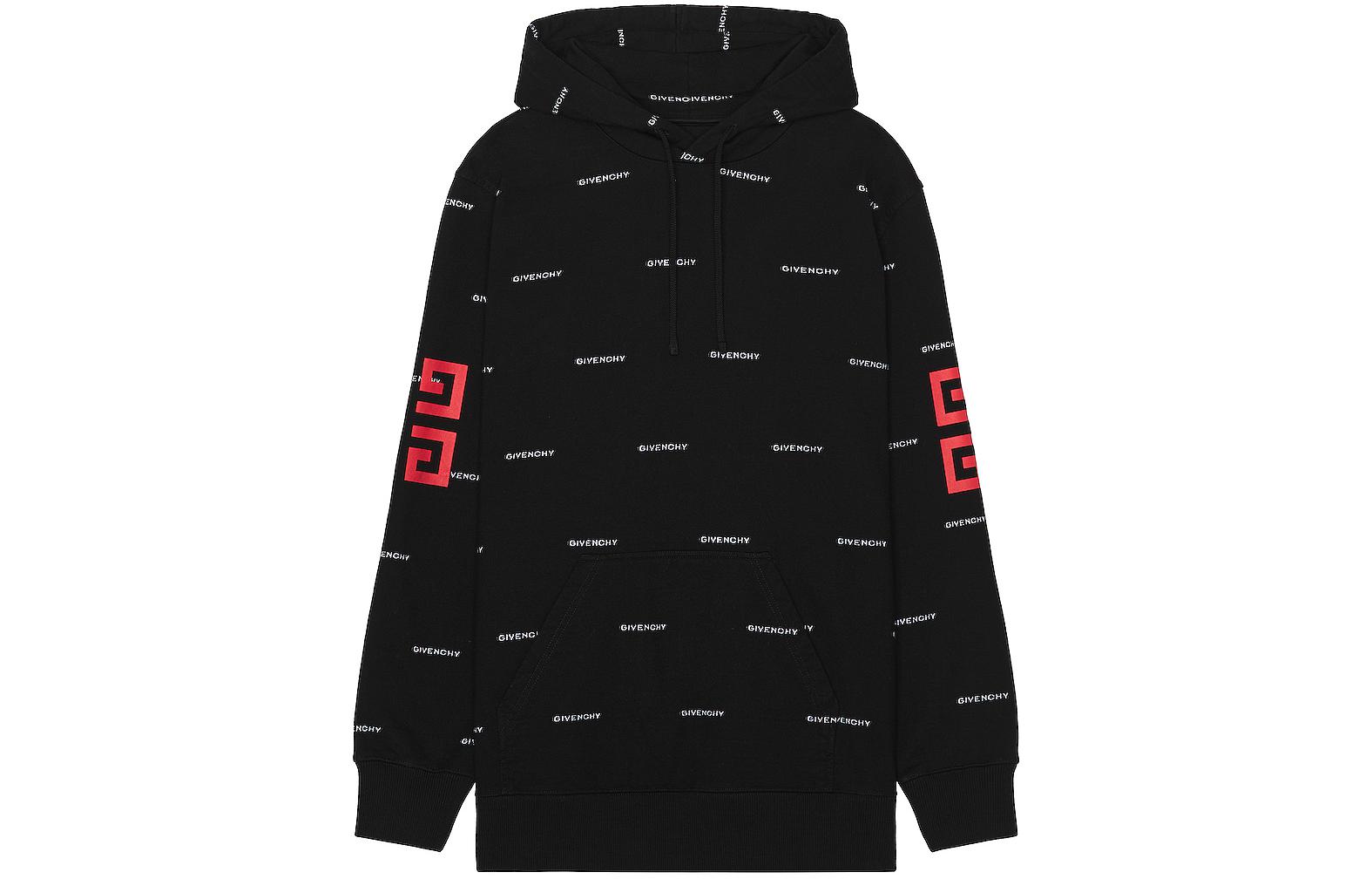 Order GIVENCHY Sudadera Negra con Estampado de Letras y Logo de Mangas Largas BMJ0HD3YE4-001