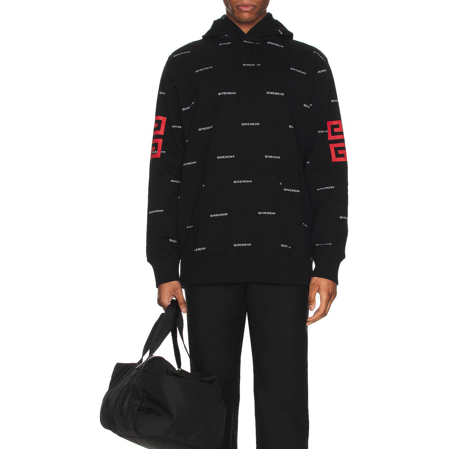 Purchase GIVENCHY Sudadera Negra con Estampado de Letras y Logo de Mangas Largas BMJ0HD3YE4-001
