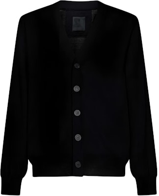 Cárdigan Negro de Punto Givenchy con Logo de Letras y Mangas Largas. BM90N74YER-001 Buy Cárdigan Negro de Punto Givenchy con Logo de Letras y Mangas Largas. BM90N74YER-001