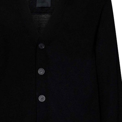 Cárdigan Negro de Punto Givenchy con Logo de Letras y Mangas Largas. BM90N74YER-001 Purchase Cárdigan Negro de Punto Givenchy con Logo de Letras y Mangas Largas. BM90N74YER-001