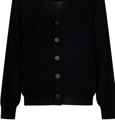 Cárdigan Negro de Punto Givenchy con Logo de Letras y Mangas Largas. BM90N74YER-001 Sizing Cárdigan Negro de Punto Givenchy con Logo de Letras y Mangas Largas. BM90N74YER-001