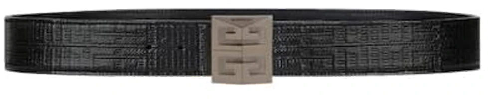 Lookbook Cinturón de Cuero Negro GIVENCHY con Hebilla Elegante - Ancho 4cm BK4063K1QW001