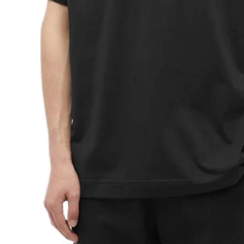 Details for GIVENCHY  Black Letter Print Crew Neck Short Sleeve T-Shirt BM71JA3YG5-001