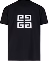 Lookbook GIVENCHY Black Letter Print Crewneck Slim Fit T-Shirt. BM716N3YMG001