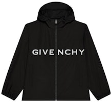 GIVENCHY Black Letter Print Zip-Up Jacket BM011313YT-001 GIVENCHY Black Letter Print Zip-Up Jacket BM011313YT-001