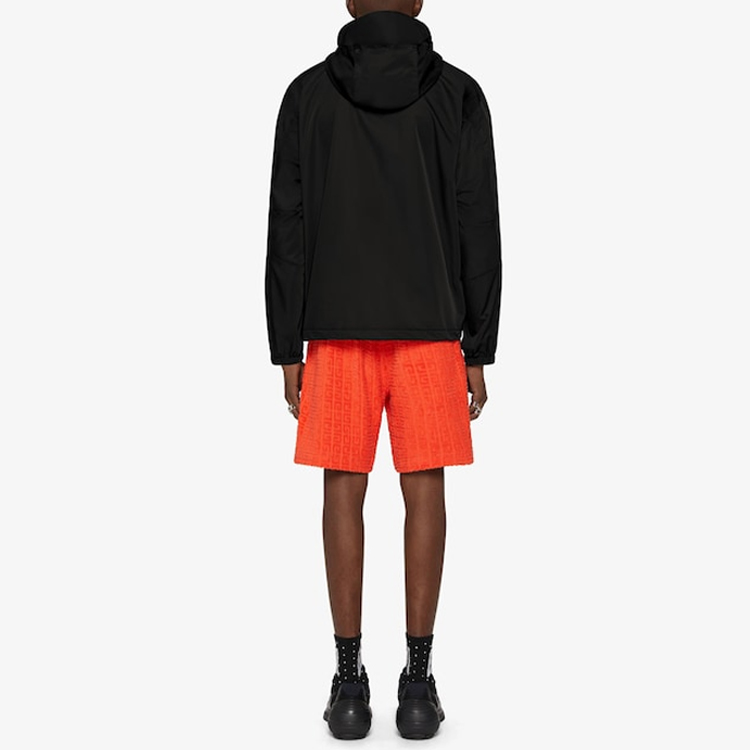 Shop 紀梵希 黑色字母印花拉鍊外套 BM011313YT-001