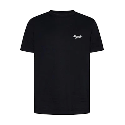 GIVENCHY Black Logo Crew Neck Short Sleeve T-Shirt. BM716G3YM8-001