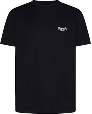 GIVENCHY Baju-T Leher Krew Lengan Pendek Logo Hitam. BM716G3YM8-001 Order GIVENCHY Baju-T Leher Krew Lengan Pendek Logo Hitam. BM716G3YM8-001