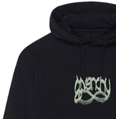 지방시 블랙 로고 그래픽 후디 캥거루 포켓. BMJ0HC3YH7-001 Shop 지방시 블랙 로고 그래픽 후디 캥거루 포켓. BMJ0HC3YH7-001