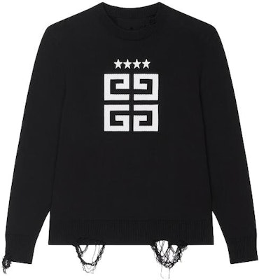 Givenchy 黑色標誌圖案長袖上衣. BM90NT4ZH6-004 Order Givenchy 黑色標誌圖案長袖上衣. BM90NT4ZH6-004