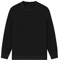GIVENCHY Black Logo Print Crewneck Pullover Sweater BM90Q14YH3-001 GIVENCHY Black Logo Print Crewneck Pullover Sweater BM90Q14YH3-001