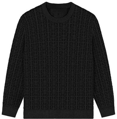 GIVENCHY Suéter Negro con Logo Estampado y Cuello Redondo BM90Q14YH3-001 Buy GIVENCHY Suéter Negro con Logo Estampado y Cuello Redondo BM90Q14YH3-001