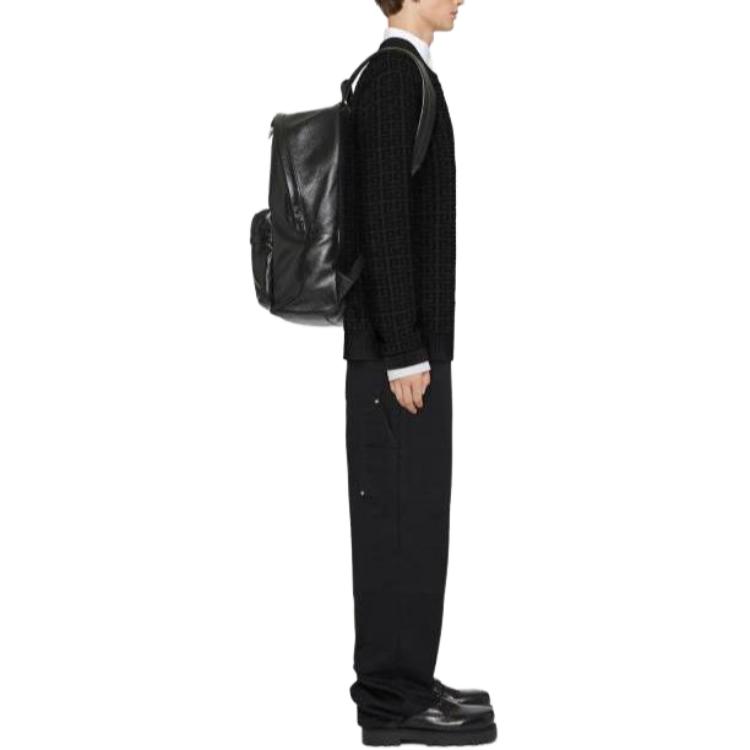 Purchase GIVENCHY Suéter Negro con Logo Estampado y Cuello Redondo BM90Q14YH3-001