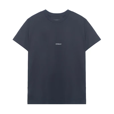 Givenchy Black Logo Printed Short Sleeve T-Shirt BM716N3YBK-001